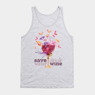 Wine lover - drink wine sommelier shirt Tank Top